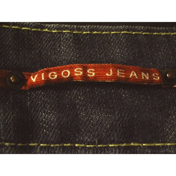 VIGOSS Womans Capris Jeans Size 14  26 w MEASURED Juniors Blue Denim - Picture 8 of 10